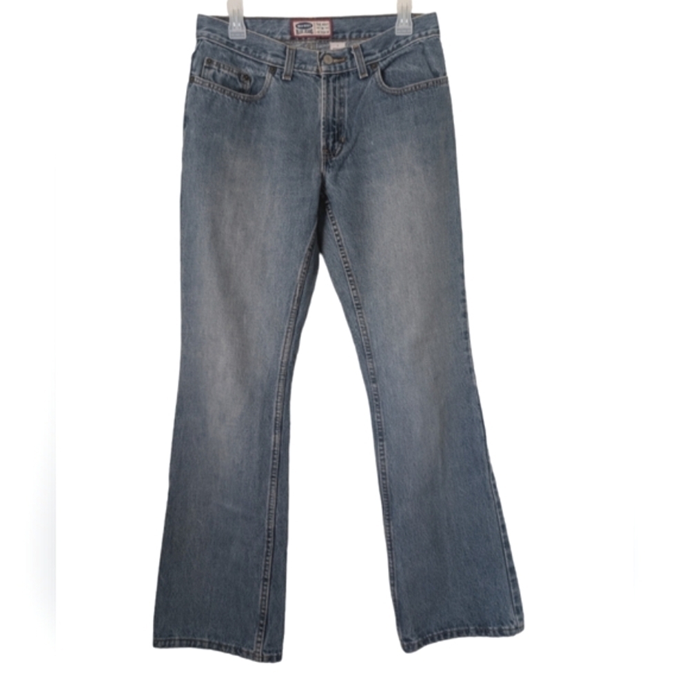 Vintage Old Navy Low Rise Waist Boot Cut Denim Jeans Rare Tag